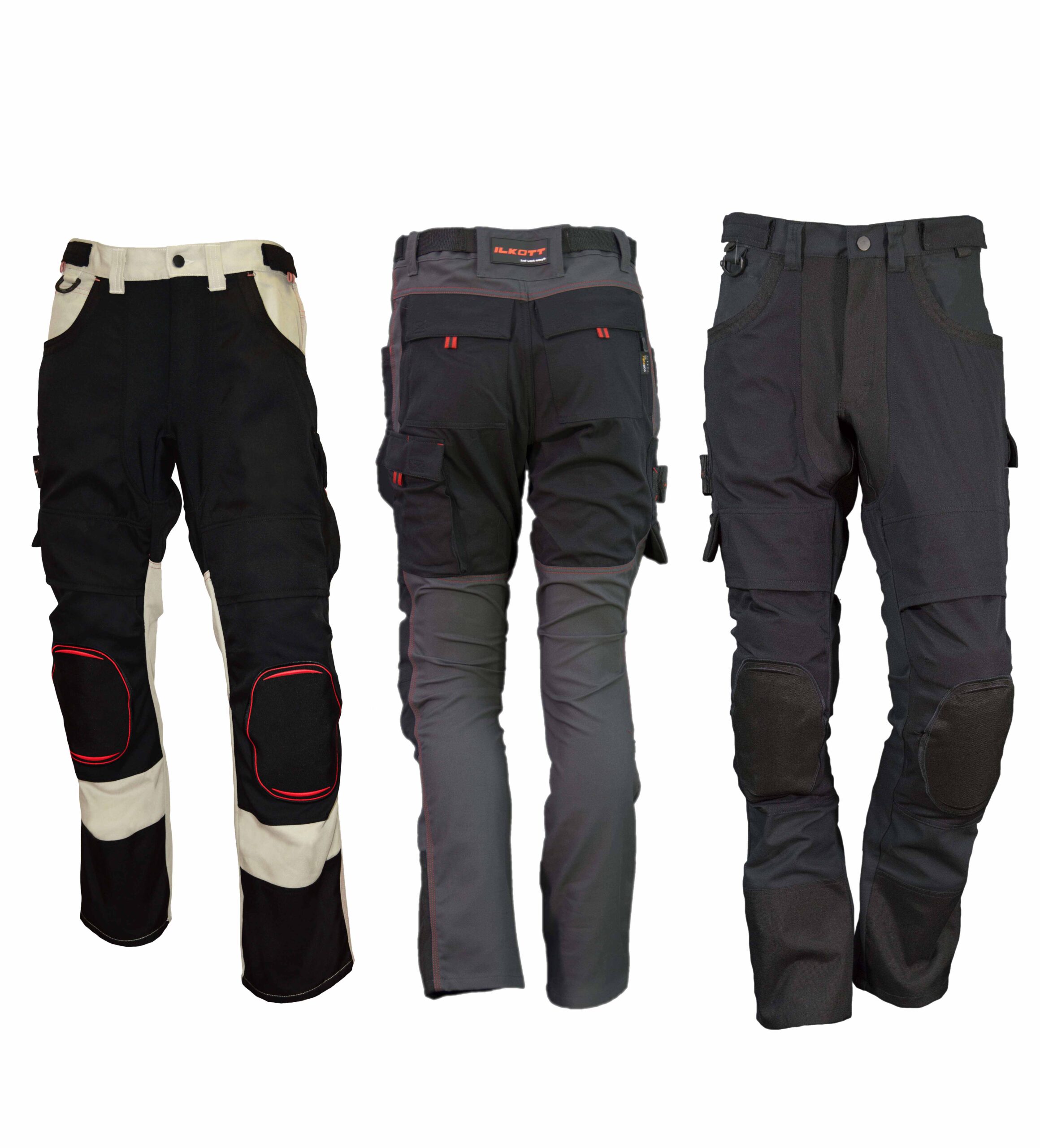 Pantalon de travail ergonomique avec genouillères - Ilkott