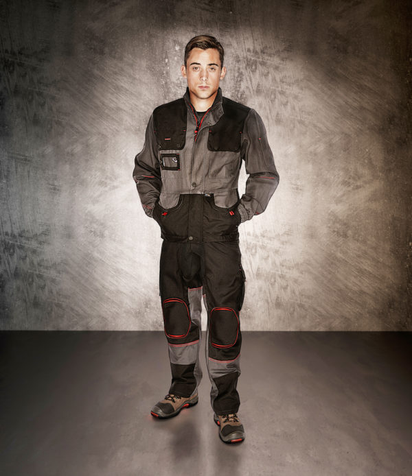 ilkott-vêtement-de-travail-ergonomique-pantalon-et-veste-anthracite